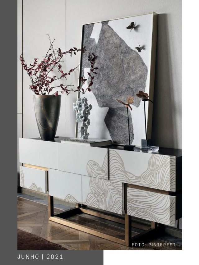 Como decorar o seu buffet/aparador?