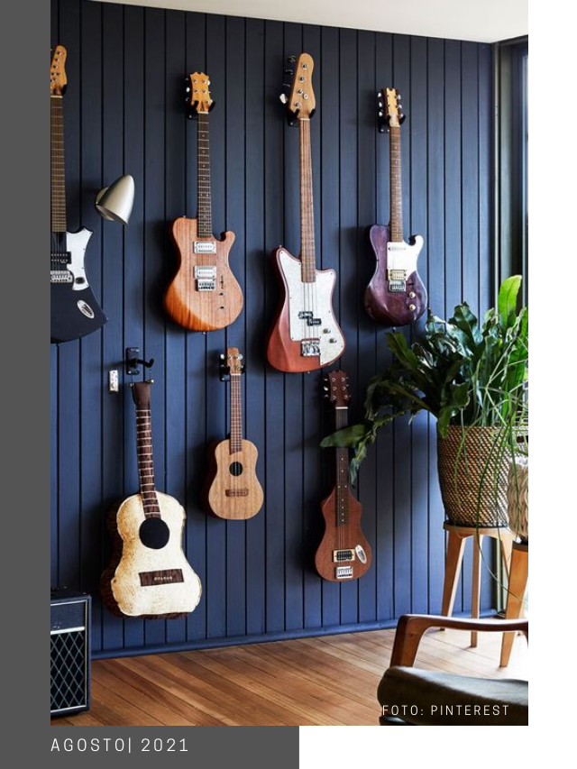 Que tal um pouco de música na decoração?