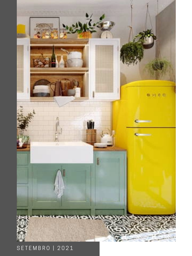 Como montar uma cozinha vintage