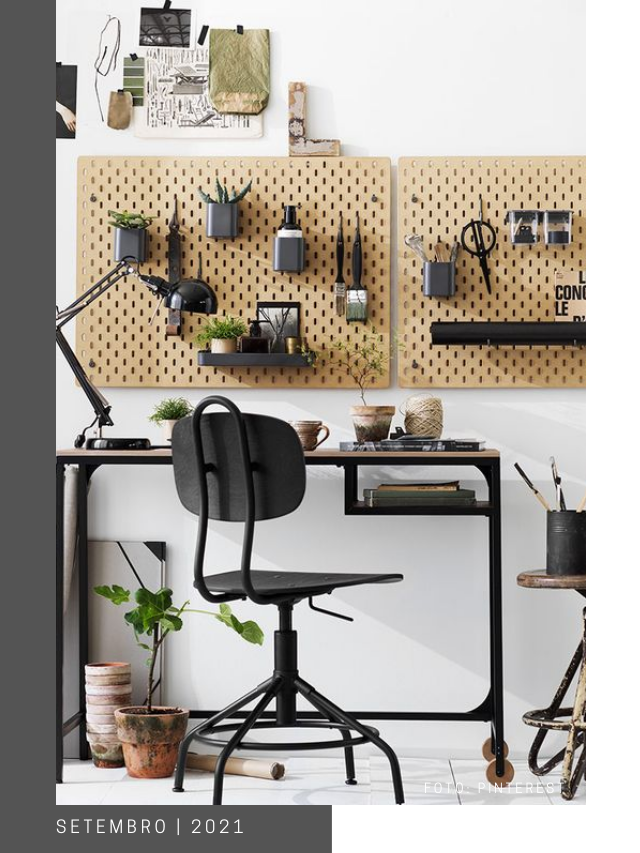 Maneiras brilhantes de decorar com Pegboard