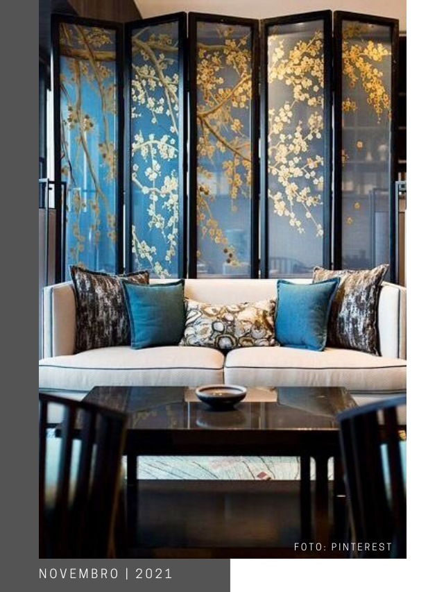 Já pensou em utilizar biombos na decoração?