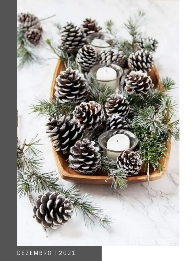 Especial Decoração de Natal: Décor com Pinhas