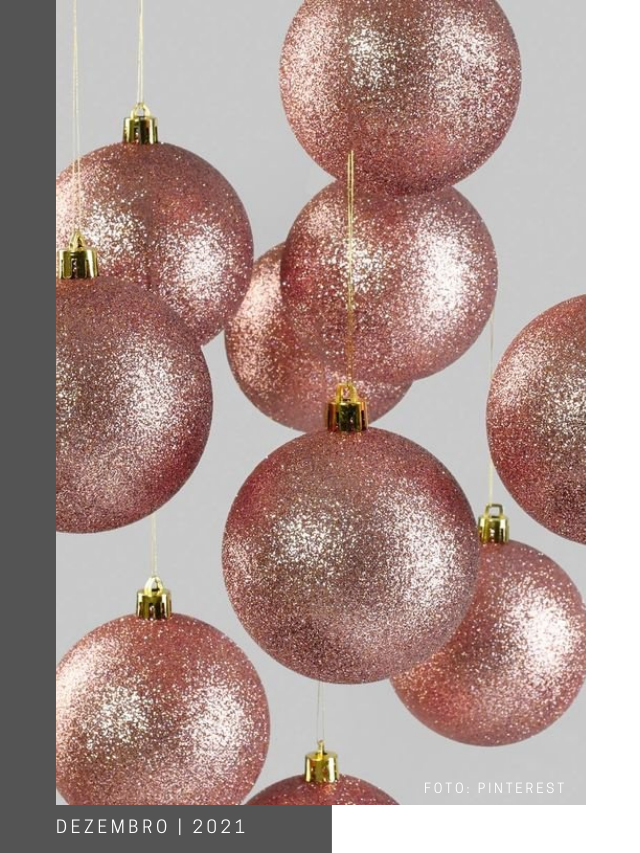 Capa Decoração de Natal: Rosé Gold