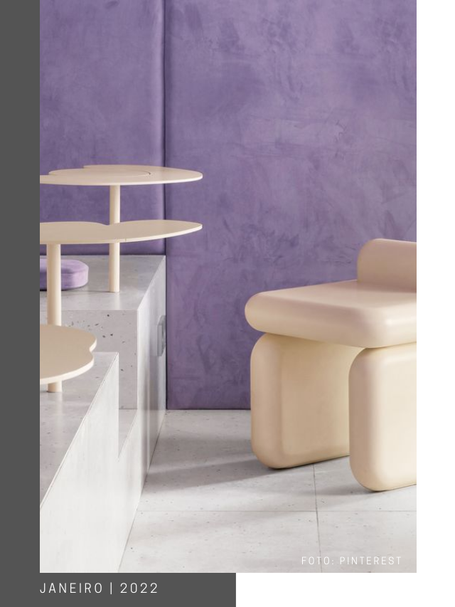 Decorando com Very Peri a cor Pantone 2022